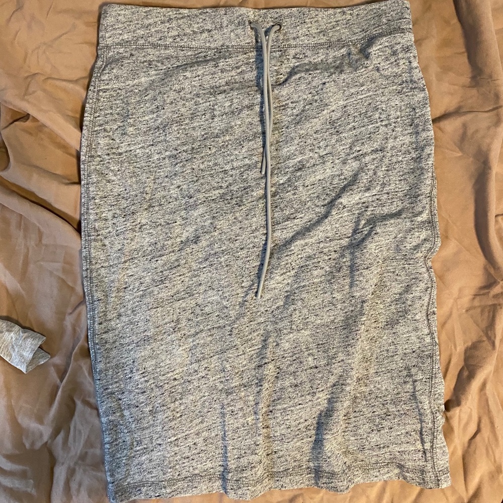 Grey Jersey Skirt